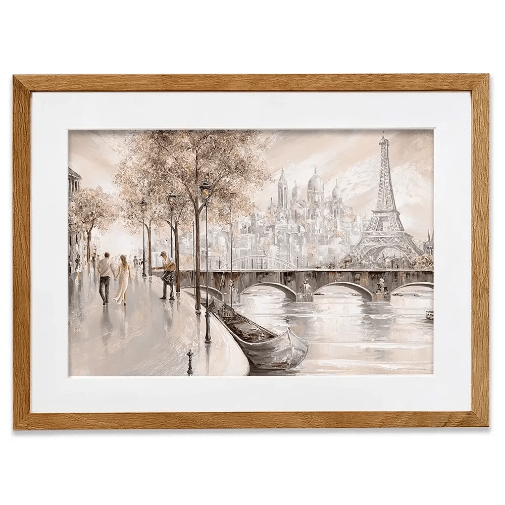 Together In Paris Framed Art Print Together In Paris Framed Art Print wall art product Isabella Karolewicz