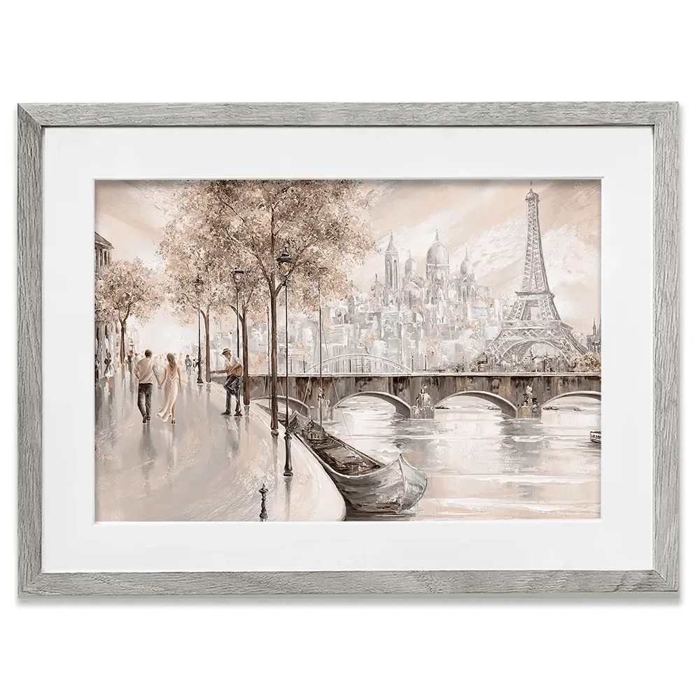 Together In Paris Framed Art Print Together In Paris Framed Art Print wall art product Isabella Karolewicz