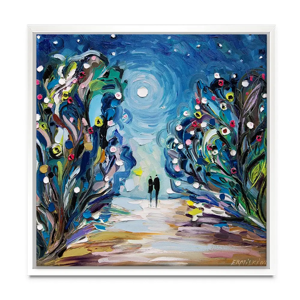 Together Under The Stars Canvas Print Together Under The Stars Canvas Print wall art product Ekaterina Ermilkina