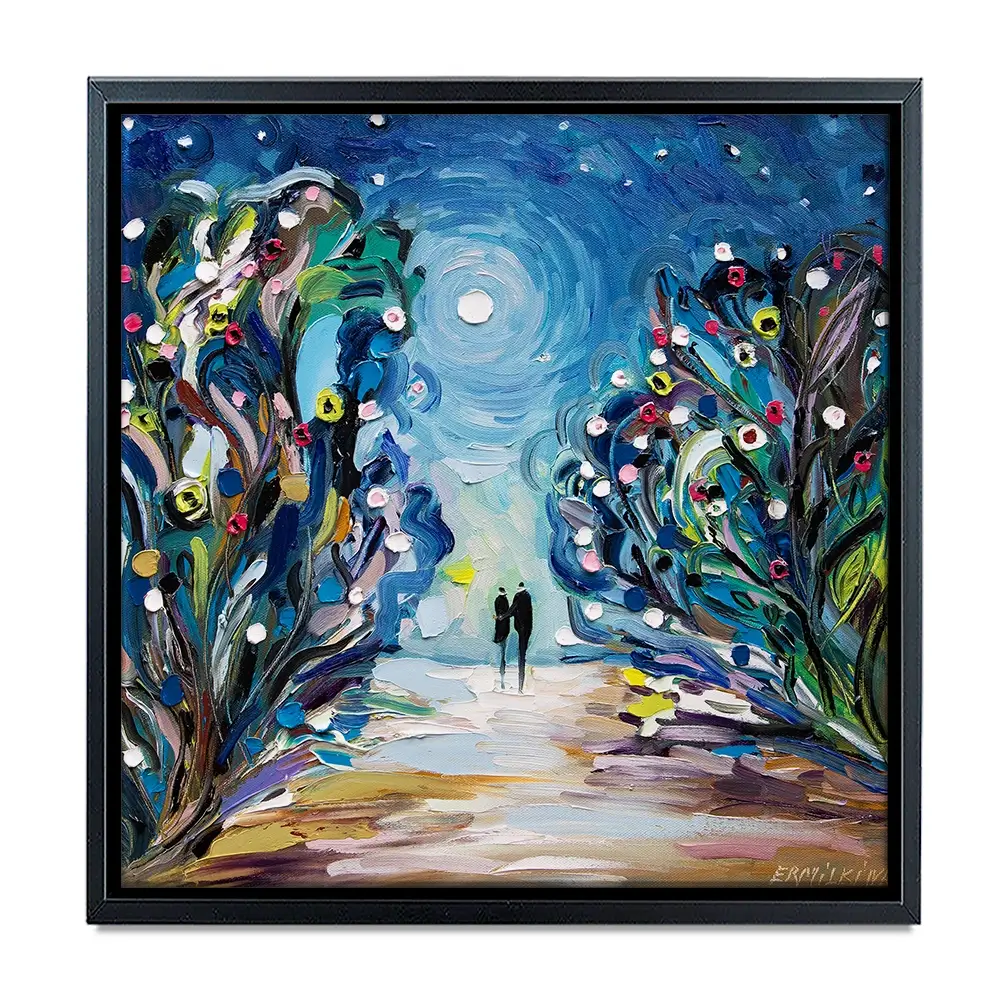 Together Under The Stars Canvas Print Together Under The Stars Canvas Print wall art product Ekaterina Ermilkina