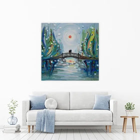 Together Under The Sun Canvas Print Together Under The Sun Canvas Print wall art product Ekaterina Ermilkina