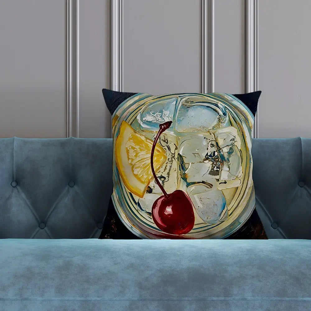 Tom Collins Cocktail Cushion Tom Collins Cocktail Cushion wall art product David Alexander Elder
