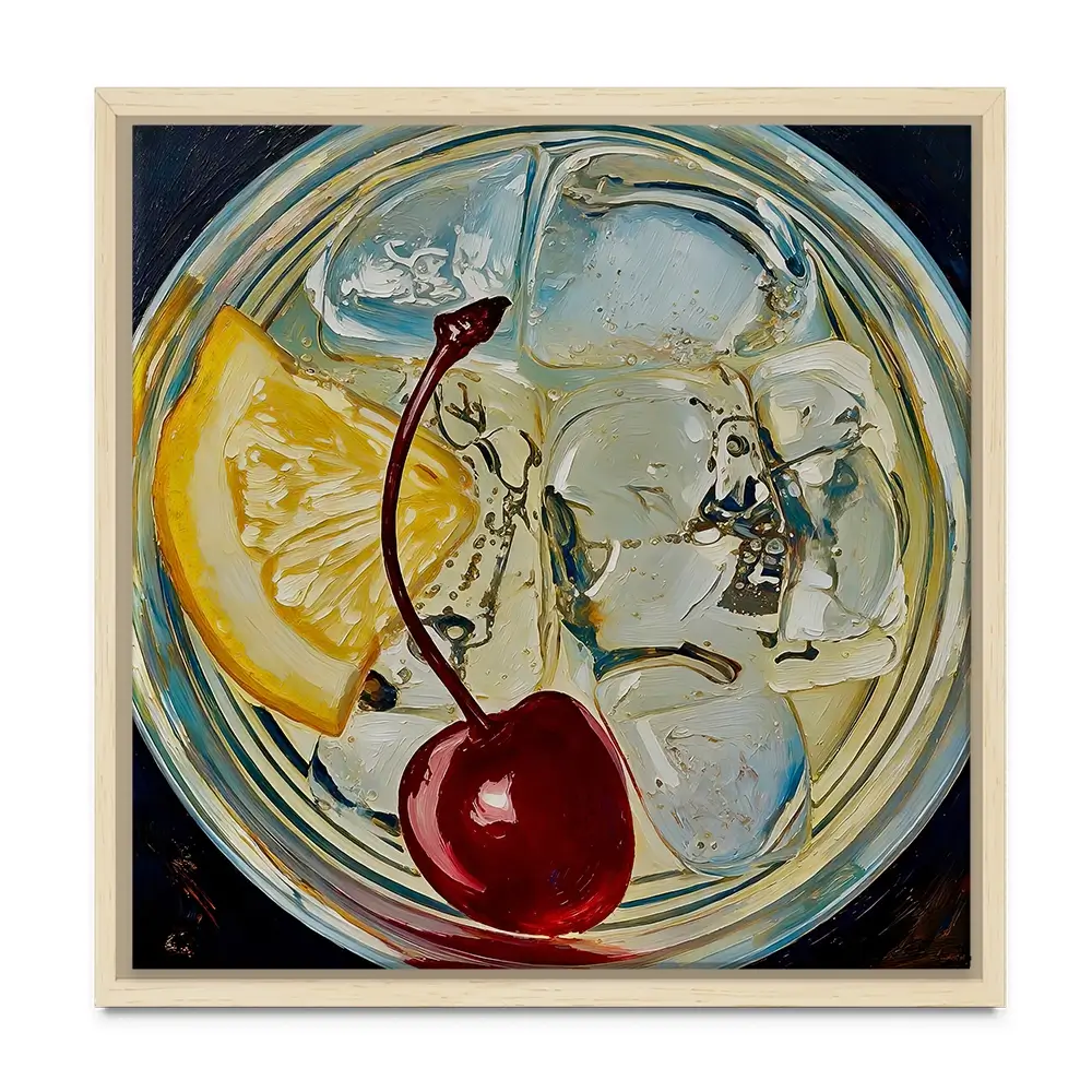 Tom Collins Cocktail Square Canvas Print Tom Collins Cocktail Square Canvas Print wall art product David Alexander Elder