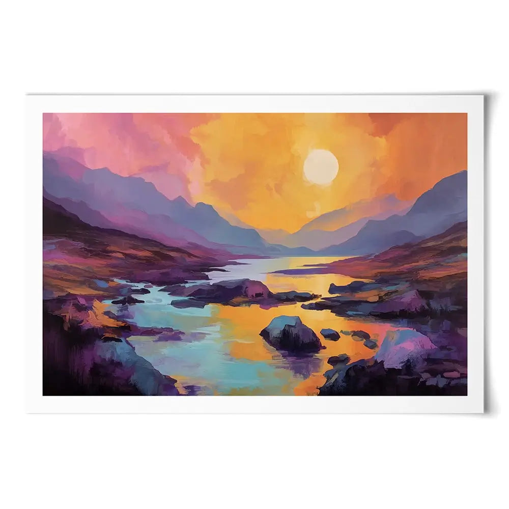Torridon Dusk Art Print Torridon Dusk Art Print wall art product David Alexander Elder