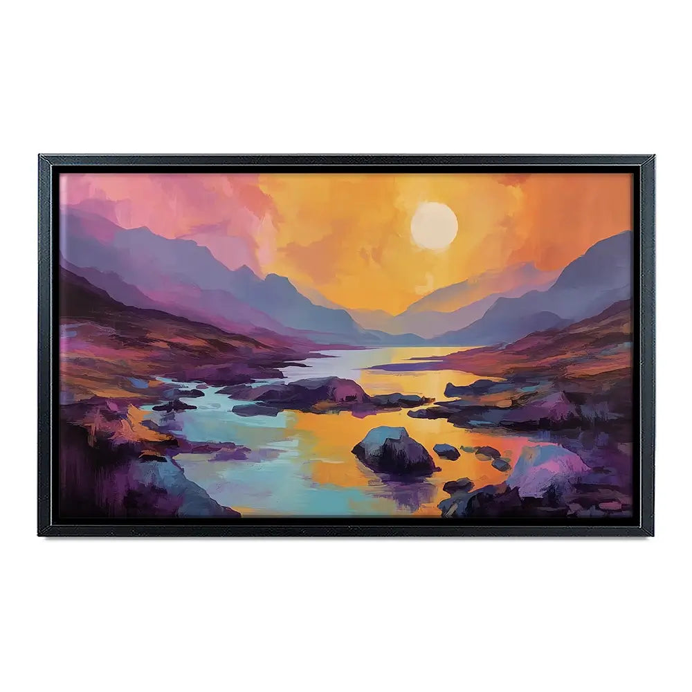 Torridon Dusk Canvas Print Torridon Dusk Canvas Print wall art product David Alexander Elder