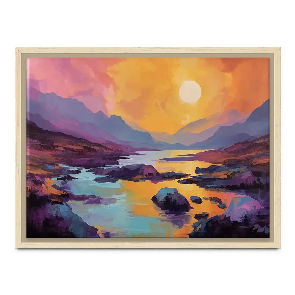 Torridon Dusk Canvas Print Torridon Dusk Canvas Print wall art product David Alexander Elder