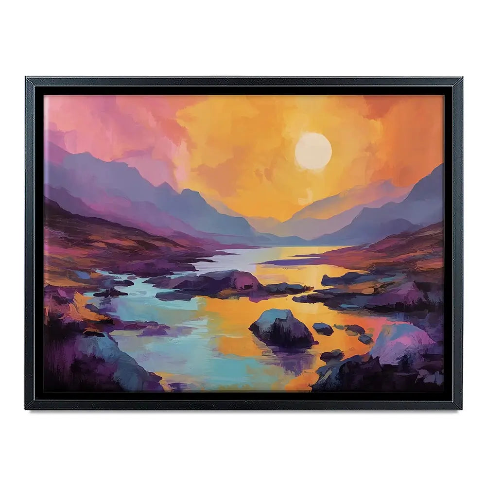 Torridon Dusk Canvas Print Torridon Dusk Canvas Print wall art product David Alexander Elder