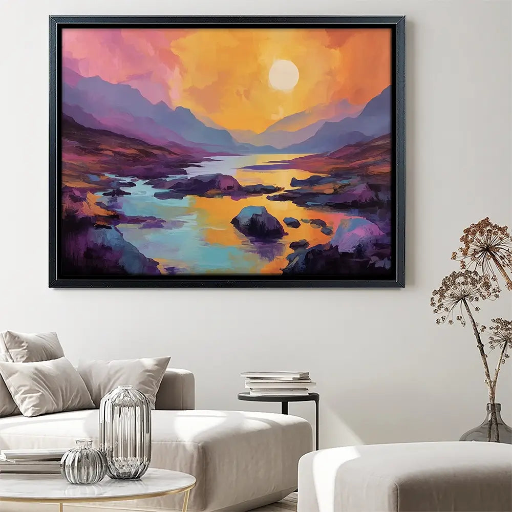 Torridon Dusk Canvas Print Torridon Dusk Canvas Print wall art product David Alexander Elder
