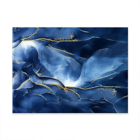 Totally Blue Canvas Print Totally Blue Canvas Print wall art product Tim Kats / Shutterstock