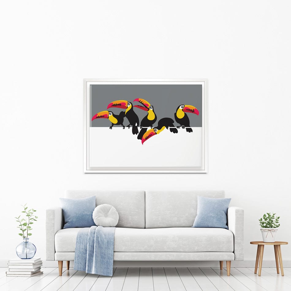 Toucan Party Canvas Print wall art product Afishka / Shutterstock