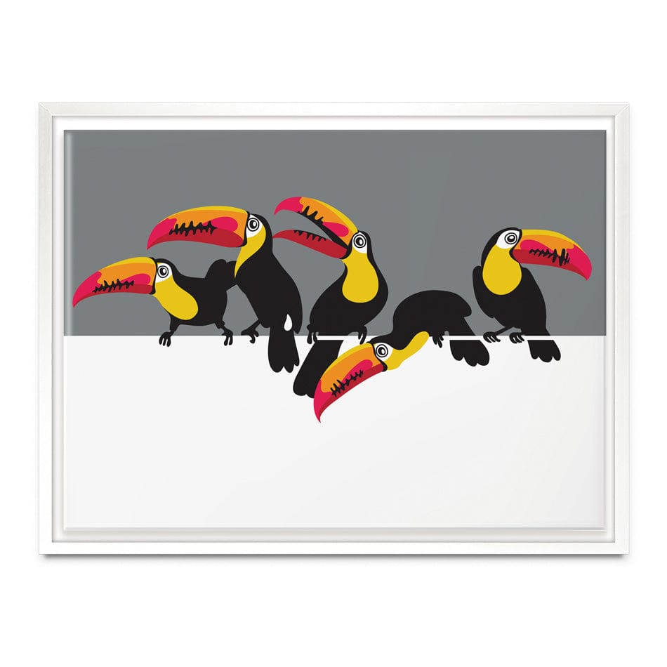 Toucan Party Canvas Print wall art product Afishka / Shutterstock