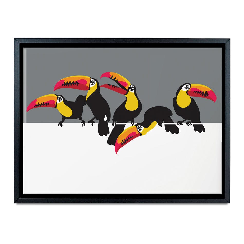 Toucan Party Canvas Print wall art product Afishka / Shutterstock