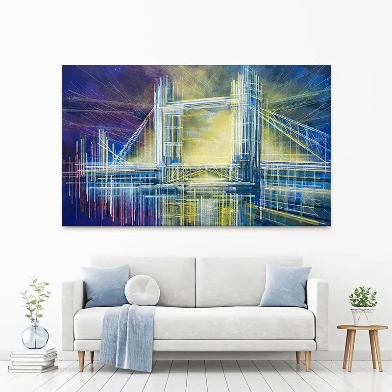Tower Bridge At Midnight Canvas Print Tower Bridge At Midnight Canvas Print wall art product Marc Todd - Independent