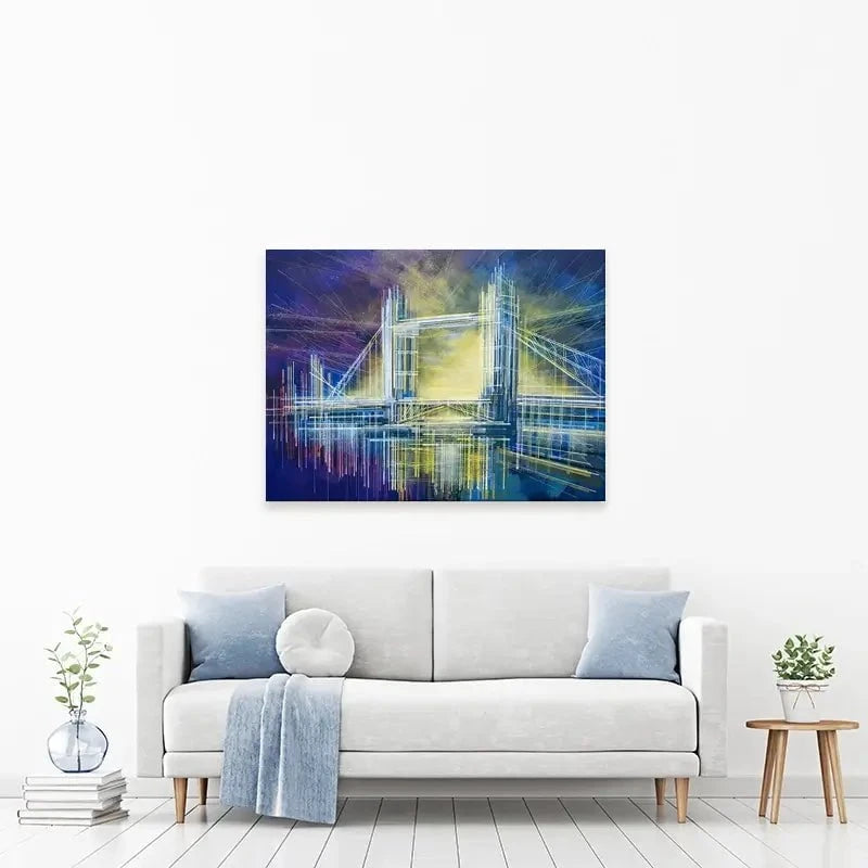 Tower Bridge At Midnight Canvas Print Tower Bridge At Midnight Canvas Print wall art product Marc Todd - Independent