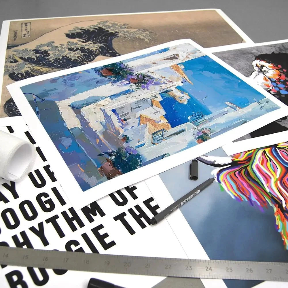 Town On The Coast Art Print Town On The Coast Art Print wall art product Elena Avanesova