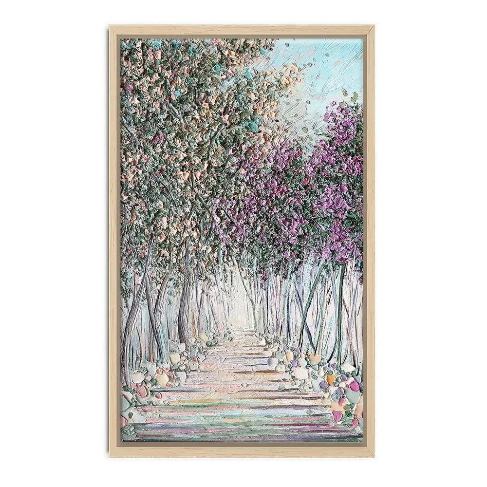 Tranquil Trail Canvas Print Tranquil Trail Canvas Print wall art product Nada Khatib