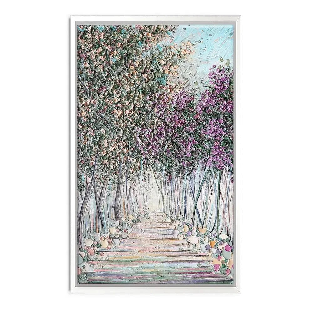 Tranquil Trail Canvas Print Tranquil Trail Canvas Print wall art product Nada Khatib