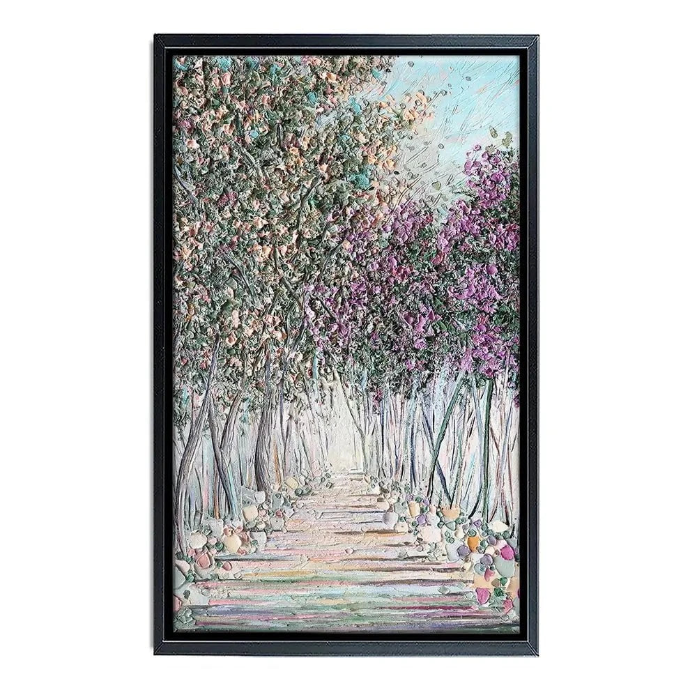 Tranquil Trail Canvas Print Tranquil Trail Canvas Print wall art product Nada Khatib