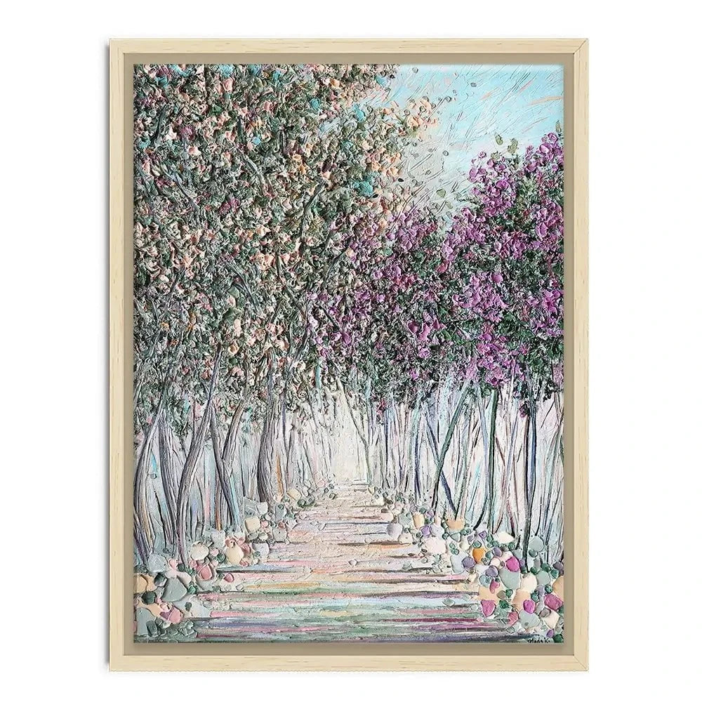 Tranquil Trail Canvas Print Tranquil Trail Canvas Print wall art product Nada Khatib