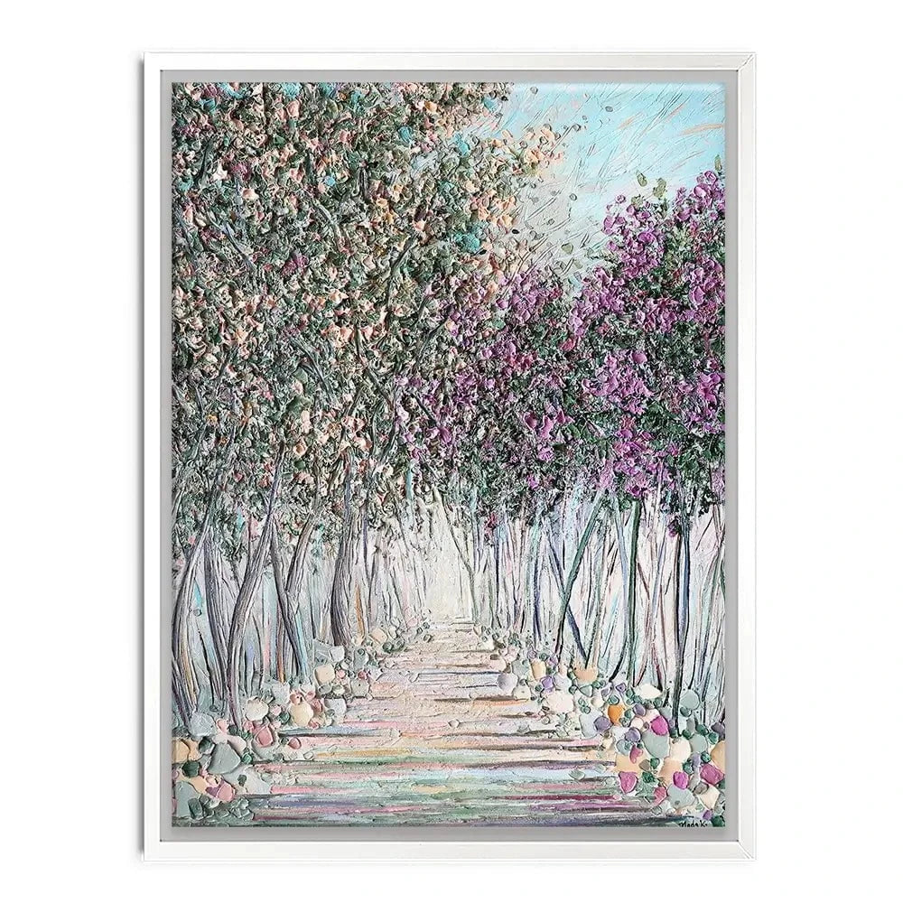 Tranquil Trail Canvas Print Tranquil Trail Canvas Print wall art product Nada Khatib