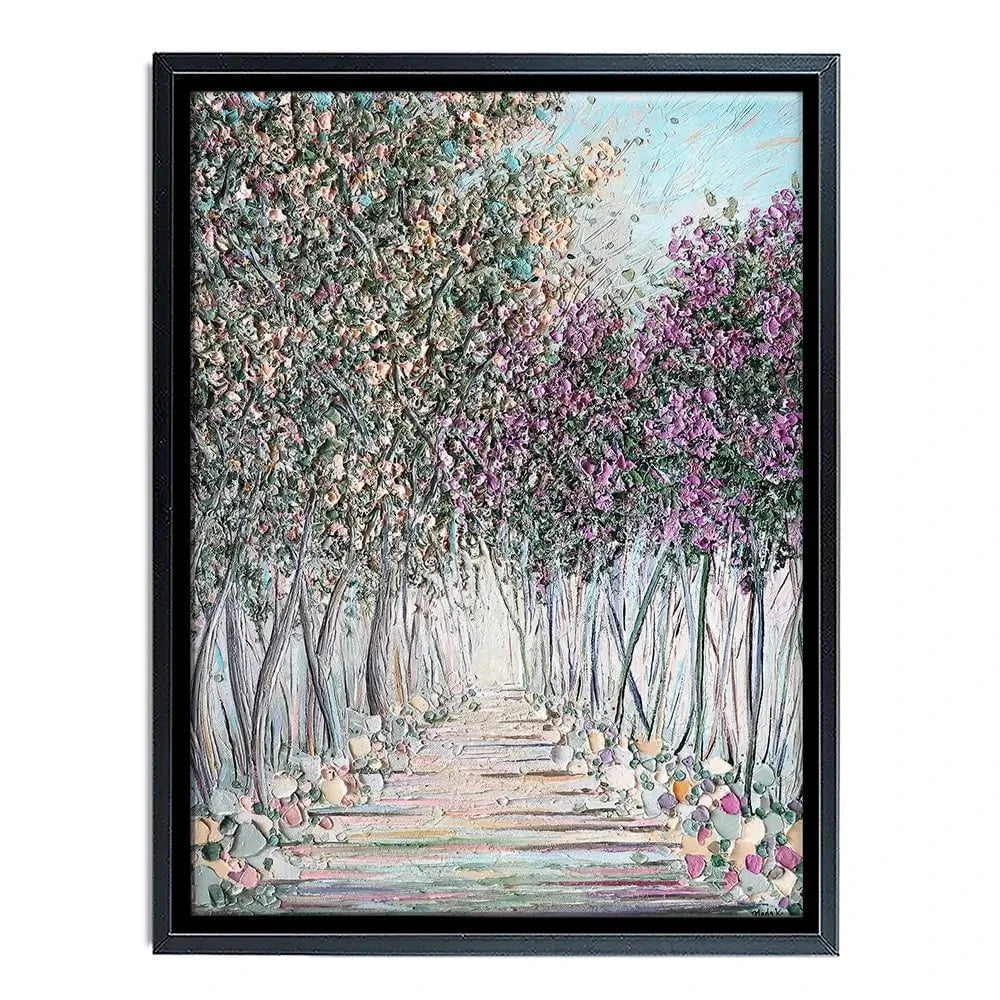 Tranquil Trail Canvas Print Tranquil Trail Canvas Print wall art product Nada Khatib