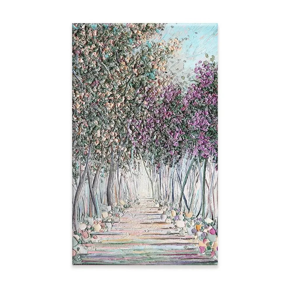 Tranquil Trail Canvas Print Tranquil Trail Canvas Print wall art product Nada Khatib