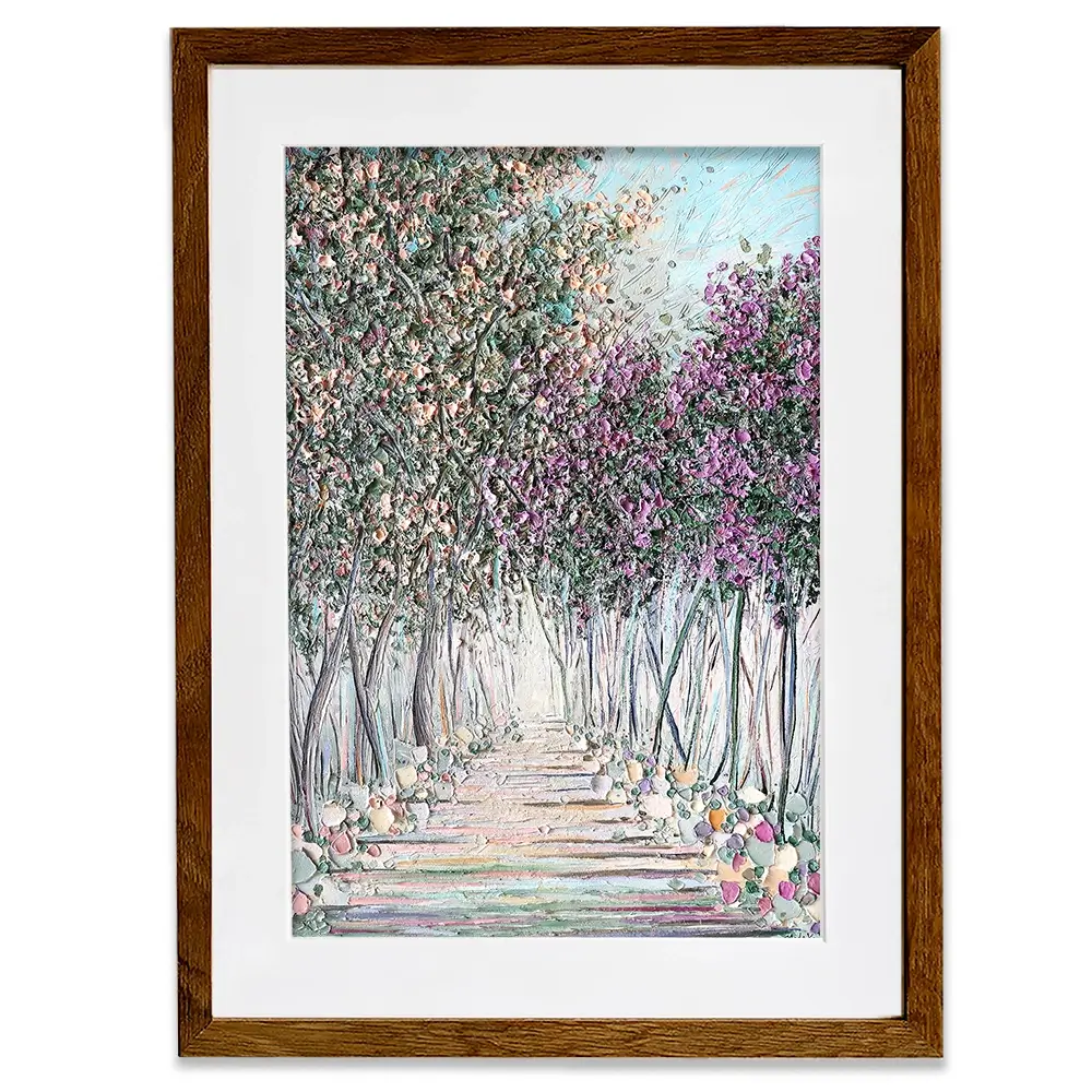 Tranquil Trail Framed Art Print Tranquil Trail Framed Art Print wall art product Nada Khatib