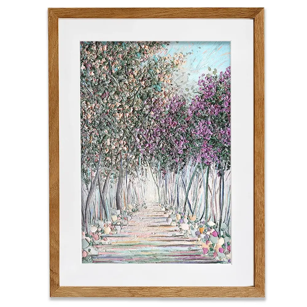 Tranquil Trail Framed Art Print Tranquil Trail Framed Art Print wall art product Nada Khatib