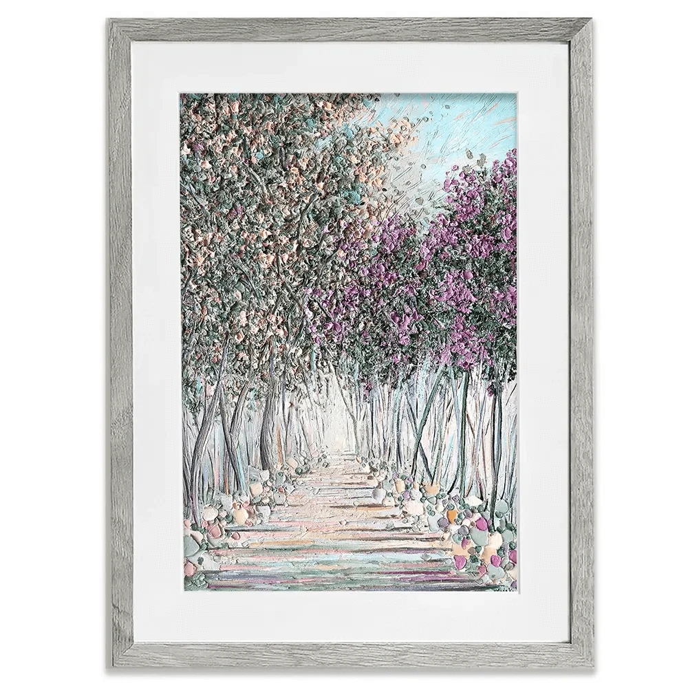 Tranquil Trail Framed Art Print Tranquil Trail Framed Art Print wall art product Nada Khatib