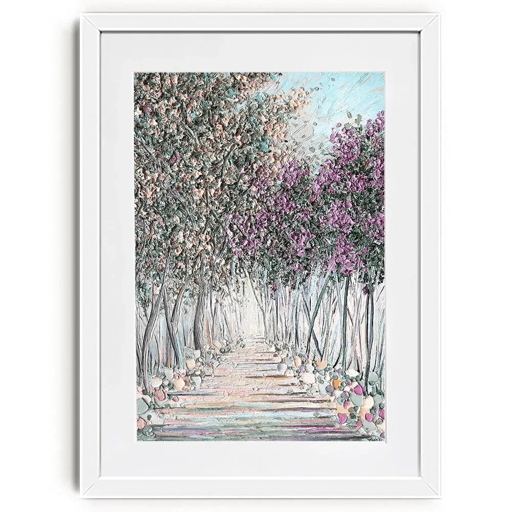 Tranquil Trail Framed Art Print Tranquil Trail Framed Art Print wall art product Nada Khatib