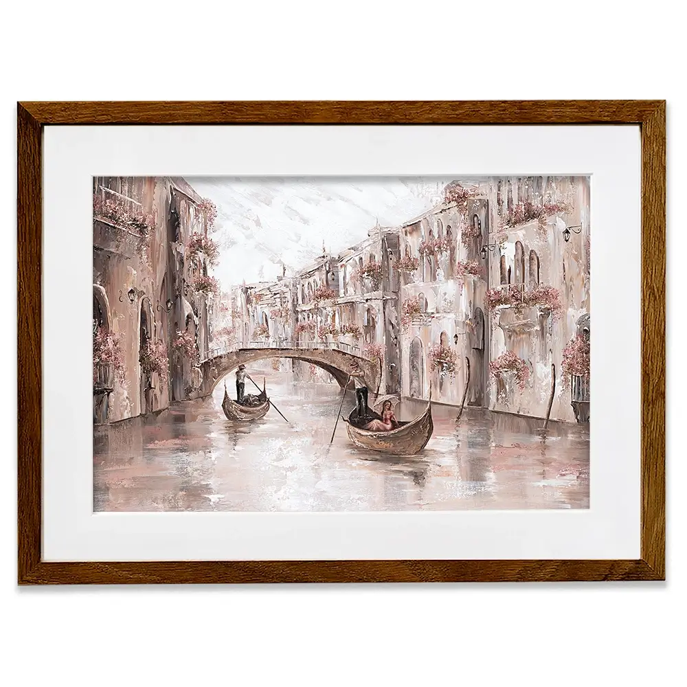 Tranquility In Venice Framed Art Print Tranquility In Venice Framed Art Print wall art product Isabella Karolewicz