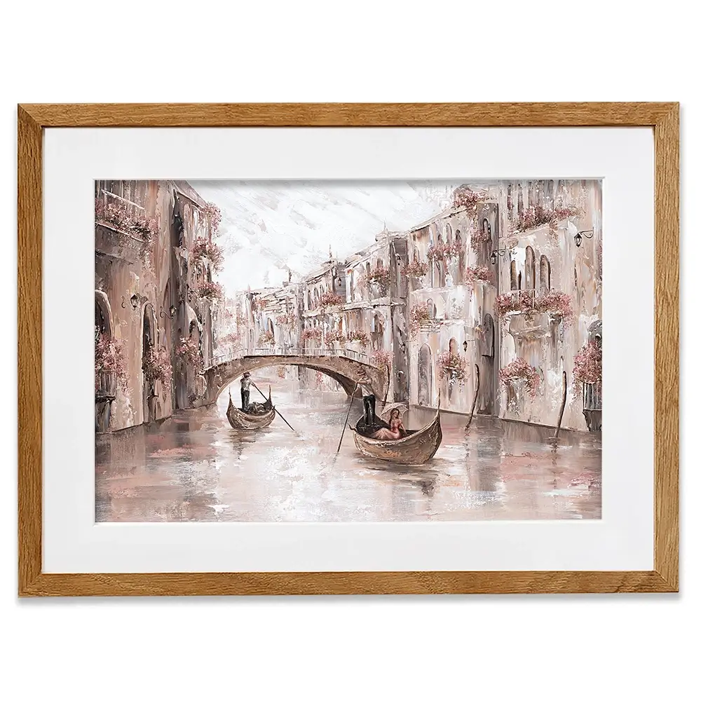 Tranquility In Venice Framed Art Print Tranquility In Venice Framed Art Print wall art product Isabella Karolewicz