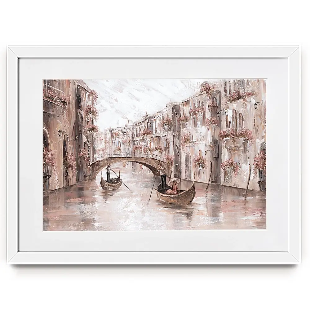 Tranquility In Venice Framed Art Print Tranquility In Venice Framed Art Print wall art product Isabella Karolewicz