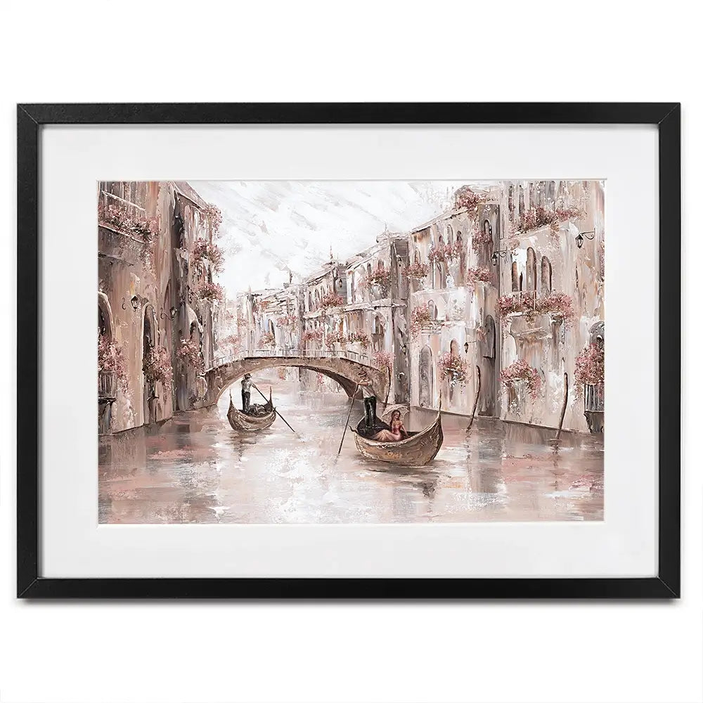 Tranquility In Venice Framed Art Print Tranquility In Venice Framed Art Print wall art product Isabella Karolewicz