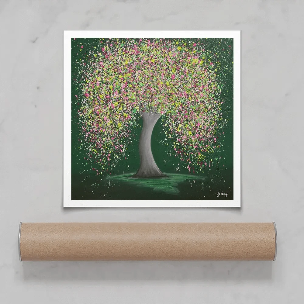 Treasured Love Square Art Print Treasured Love Square Art Print wall art product Jo Gough