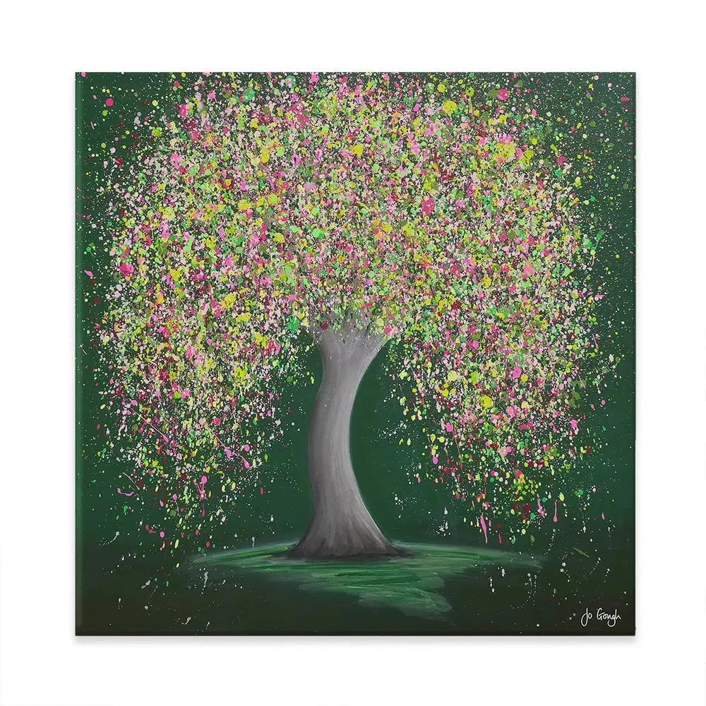 Treasured Love Square Canvas Print Treasured Love Square Canvas Print wall art product Jo Gough