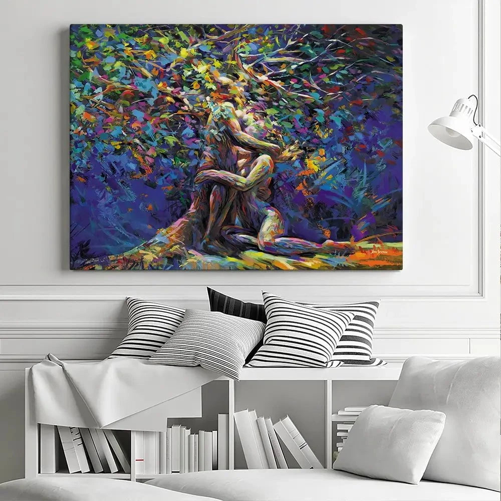 Tree Of Affection Canvas Print Tree Of Affection Canvas Print wall art product Leon Devenice