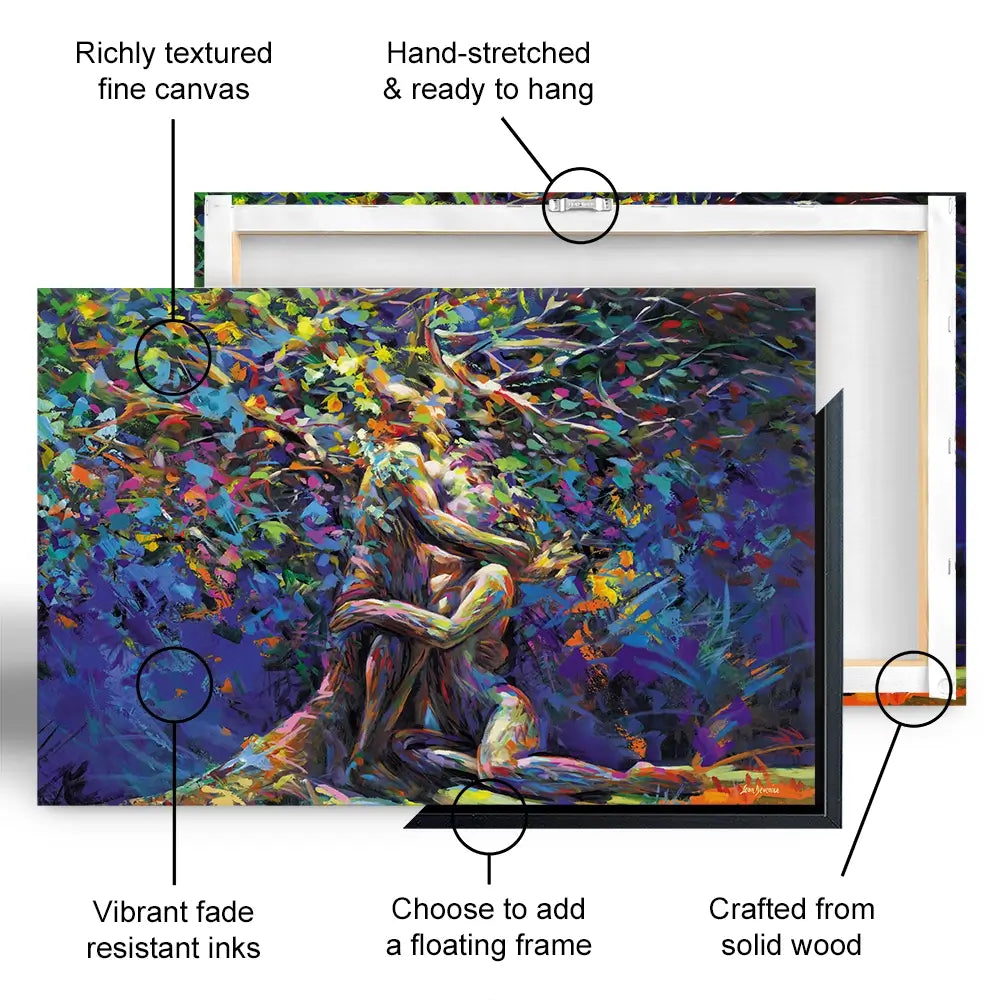 Tree Of Affection Canvas Print Tree Of Affection Canvas Print wall art product Leon Devenice