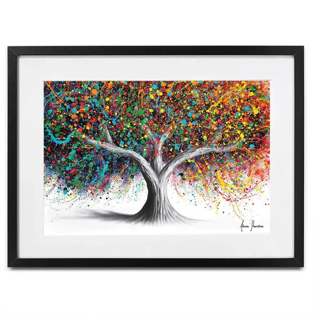 Tree Of Celebration Framed Art Print Tree Of Celebration Framed Art Print | Tree of Celebration Framed Art wall art product Ashvin Harrison