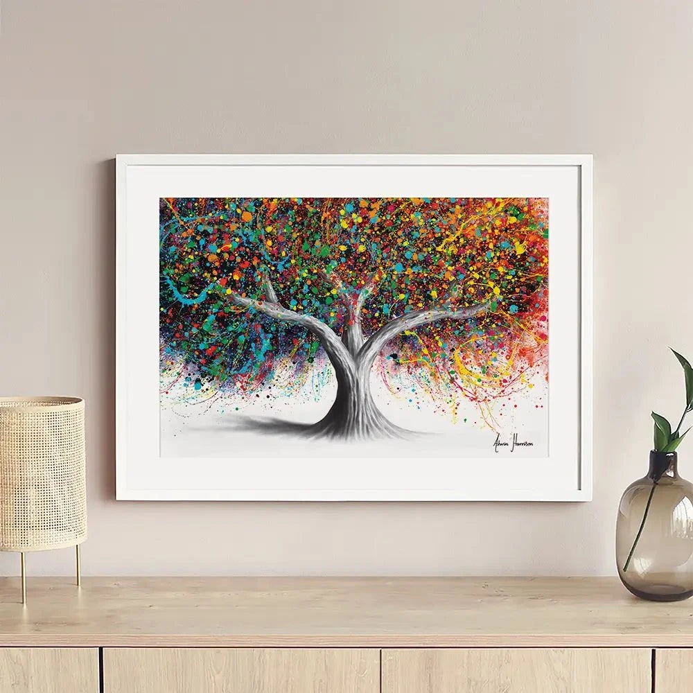 Tree Of Celebration Framed Art Print Tree Of Celebration Framed Art Print | Tree of Celebration Framed Art wall art product Ashvin Harrison