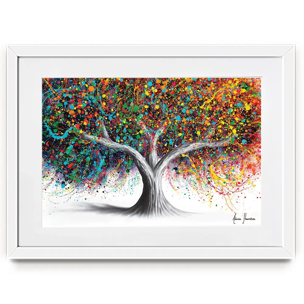 Tree Of Celebration Framed Art Print Tree Of Celebration Framed Art Print | Tree of Celebration Framed Art wall art product Ashvin Harrison