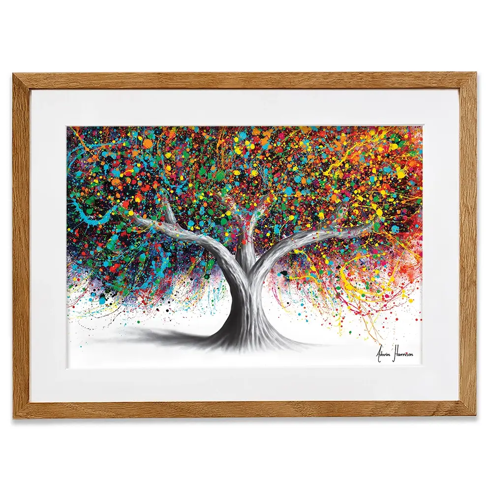 Tree Of Celebration Framed Art Print Tree Of Celebration Framed Art Print | Tree of Celebration Framed Art wall art product Ashvin Harrison