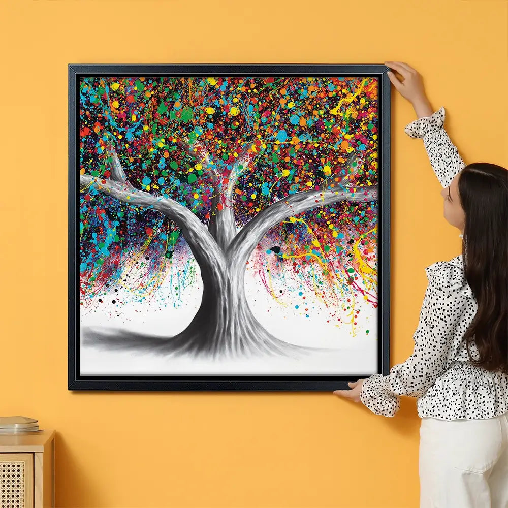 Tree Of Celebration Oversized Canvas Print Tree Of Celebration Oversized Canvas Print wall art product Art Print Shop