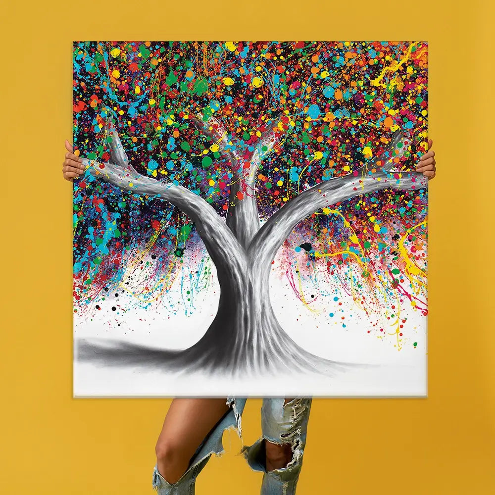 Tree Of Celebration Oversized Canvas Print Tree Of Celebration Oversized Canvas Print wall art product Art Print Shop