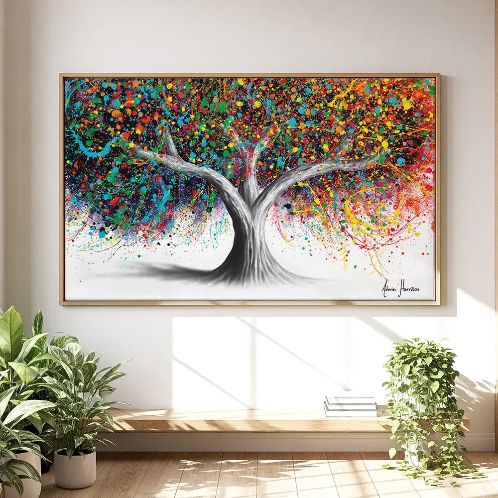 Tree Of Celebration Oversized Canvas Print Tree Of Celebration Oversized Canvas Print wall art product Art Print Shop