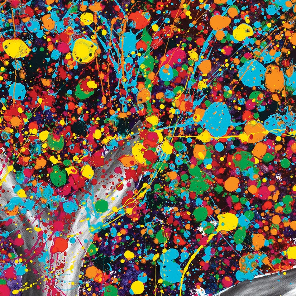 Tree Of Celebration Square Canvas Print wall art product Ashvin Harrison