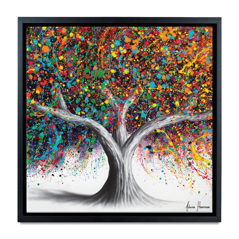 Tree Of Celebration Square Canvas Print wall art product Ashvin Harrison