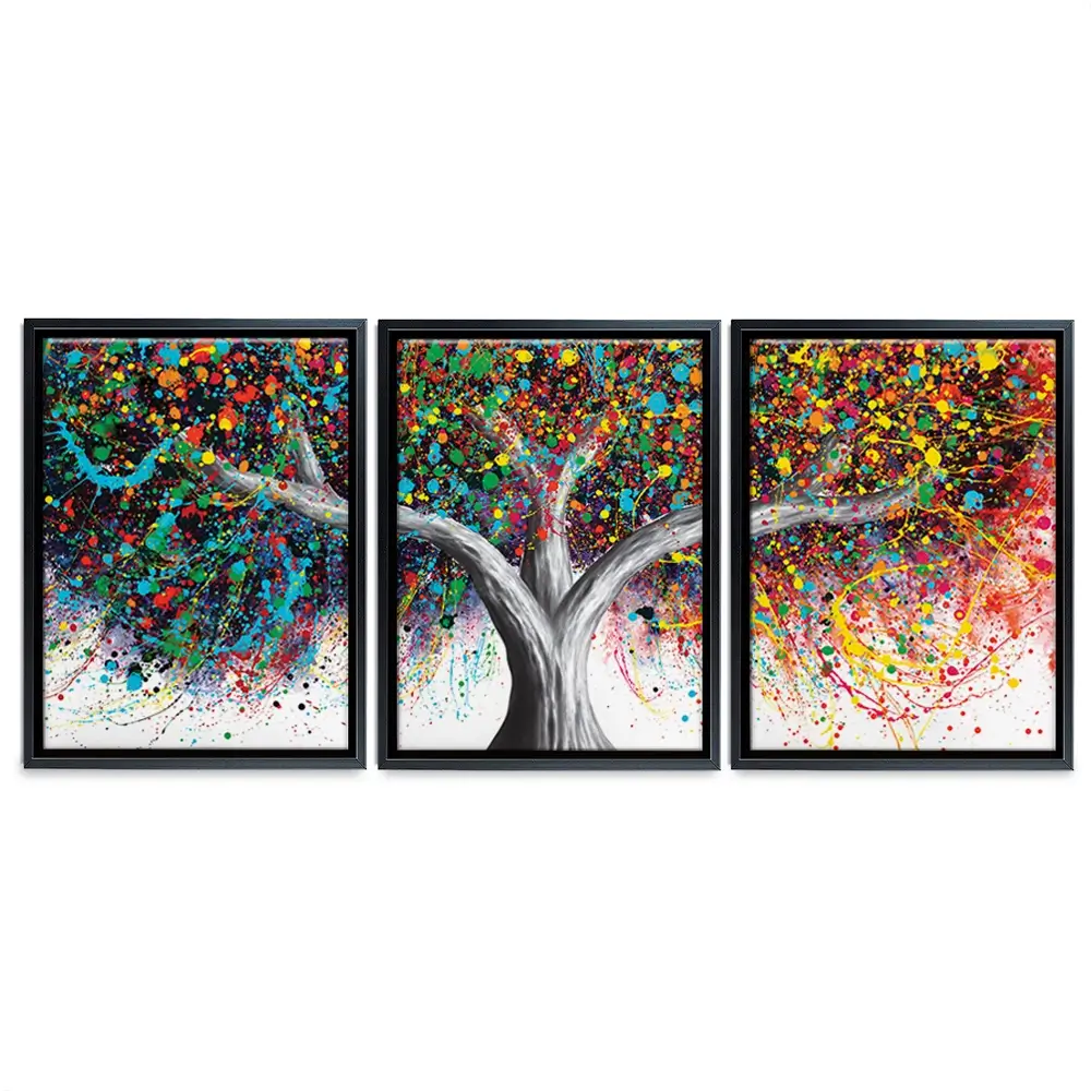 Tree Of Celebration Trio Canvas Print Tree Of Celebration Trio Canvas Print wall art product Ashvin Harrison