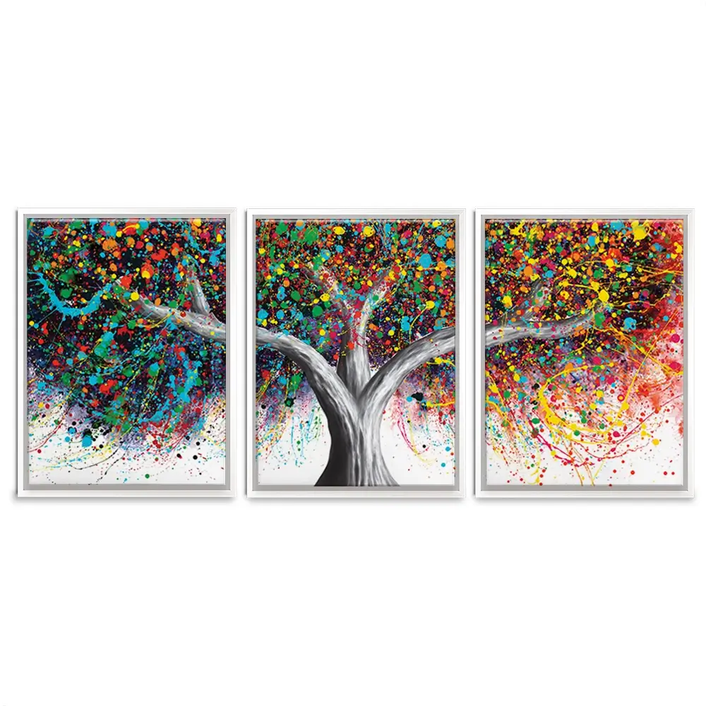 Tree Of Celebration Trio Canvas Print Tree Of Celebration Trio Canvas Print wall art product Ashvin Harrison