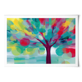 Tree Of Colours Art Print Tree Of Colours Art Print wall art product Chromatic Storm Studio